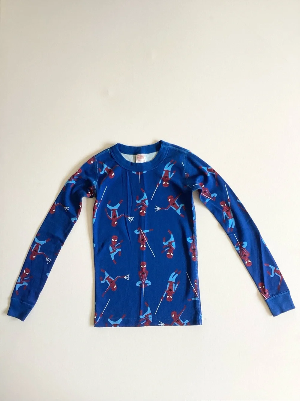 Hanna Andersson Blue Spider-Man Pajamas